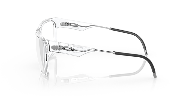 NXTLVL Glanzend transparant KunststofEyeglass Frames van B24, Zijaanzicht