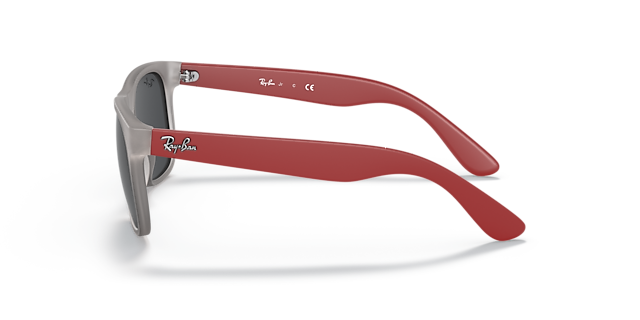 RB9069S Transparant grijs KunststofSunglass Frames van B24, Zijaanzicht