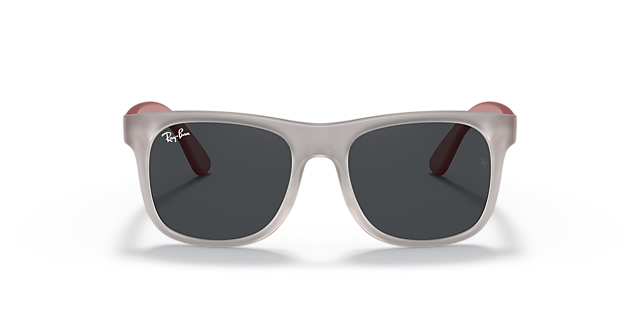 RB9069S Transparant grijs KunststofSunglass Frames van B24, Vooraanzicht