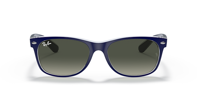 RB2132 Blauw KunststofSunglass Frames van B24, Vooraanzicht