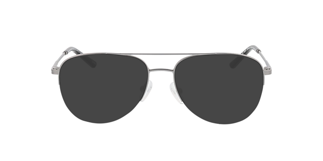 Jefferson Matt Silver  &  Black MetallEyeglass Frames von B24, mit getönten Gläsern