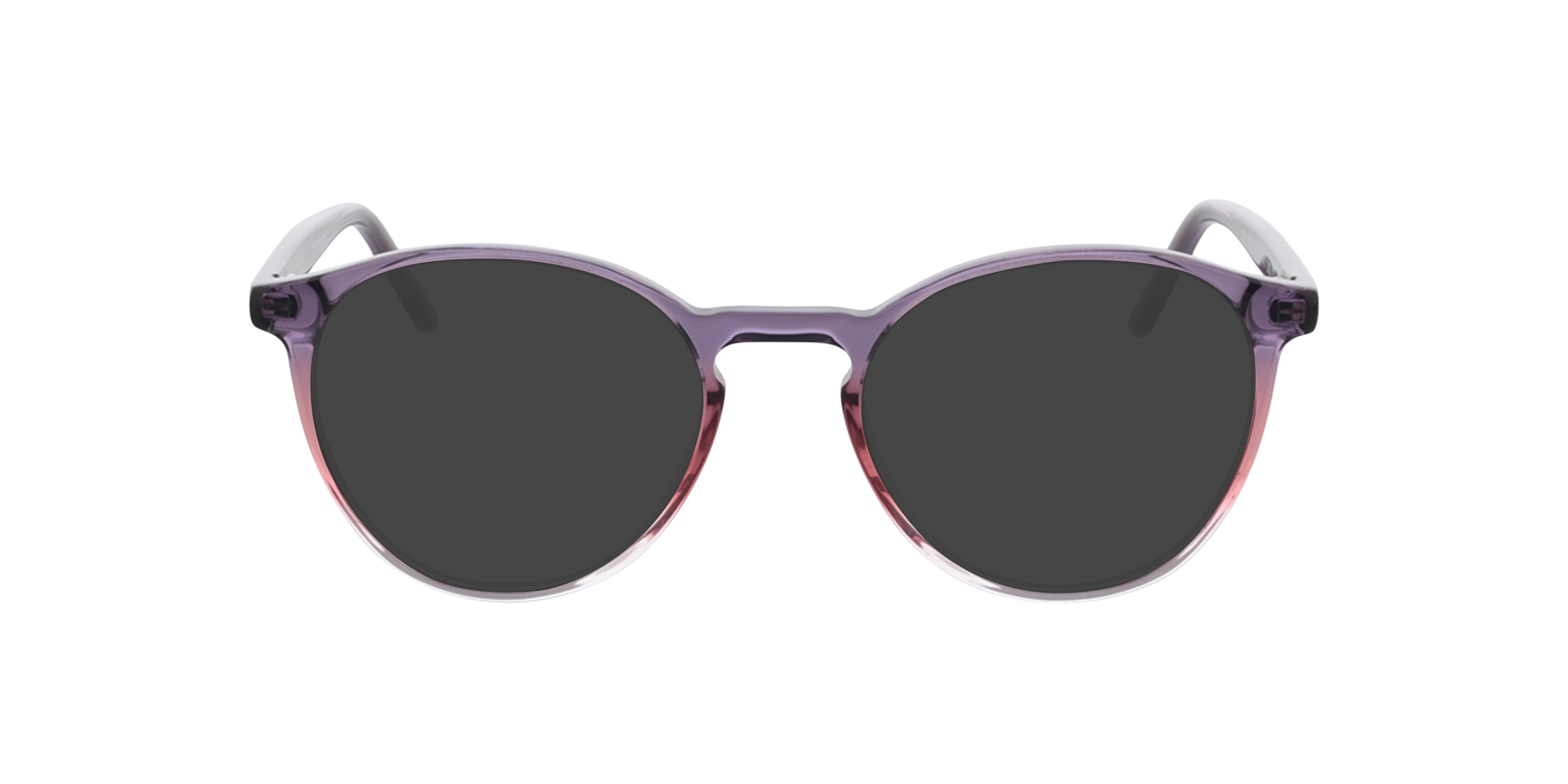 June Kristal paars roze  &  paars AcetaatEyeglass Frames van B24, met getinte lenzen