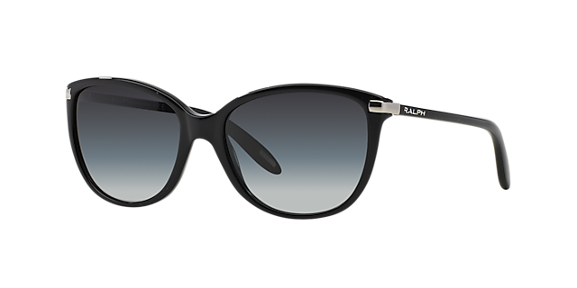 RA5160 Schwarz glänzend AcetatSunglass Frames von B24, Dreiviertelansicht