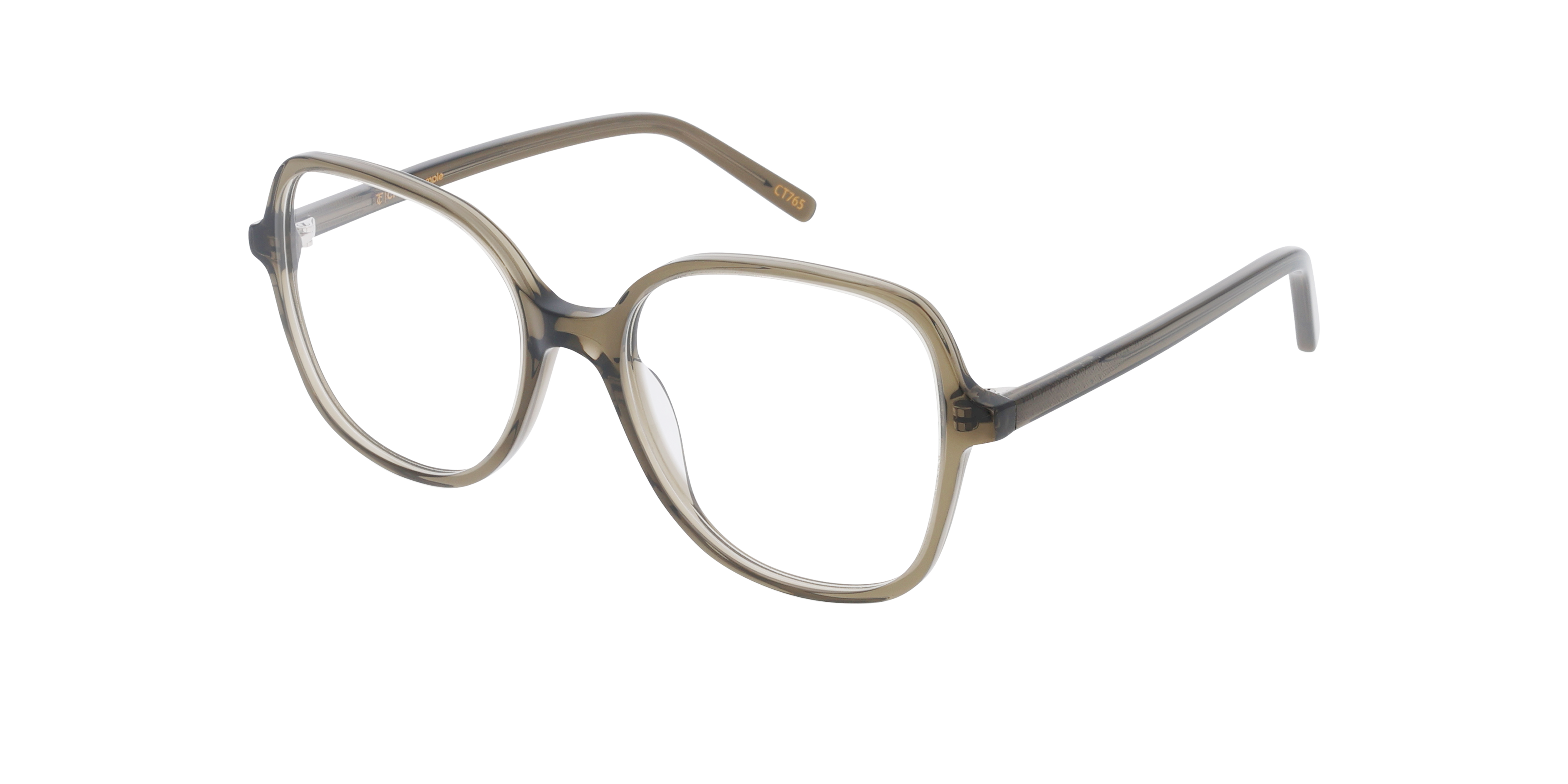 Darya Crystal Safari AcetaatEyeglass Frames van B24, Hoekweergave