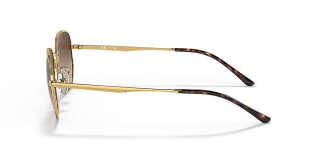 RB3682 Arista Gold MetallSunglass Frames von B24, Seitenansicht