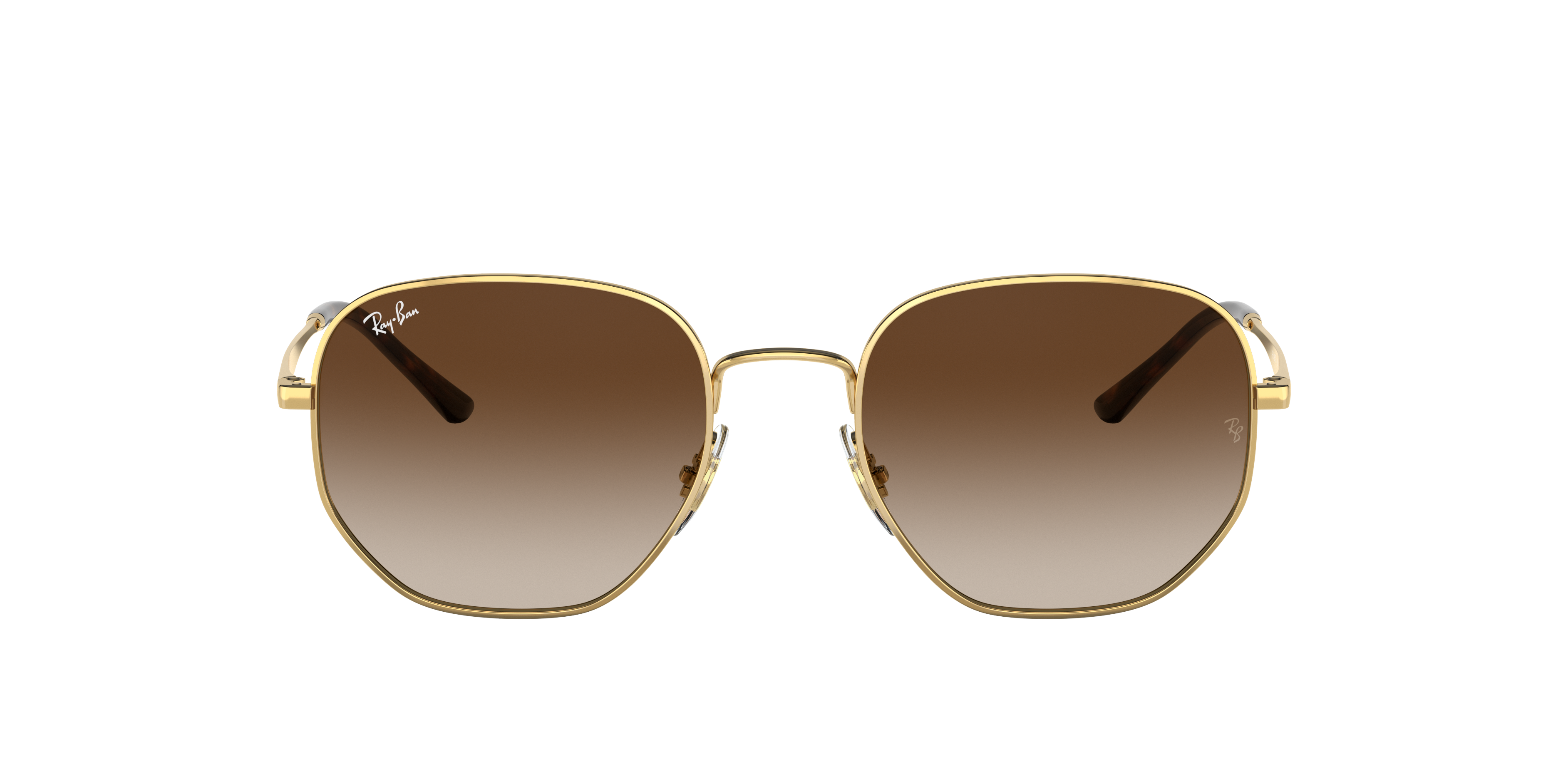 RB3682 Arista Gold MetallSunglass Frames von B24, mit getönten Gläsern
