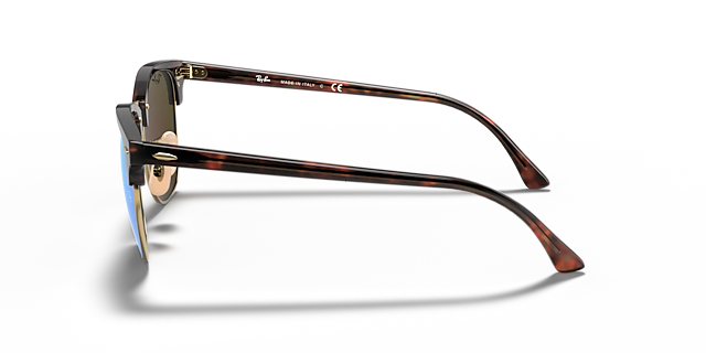 RB3016 Havana auf Gold AcetatSunglass Frames von B24, Seitenansicht