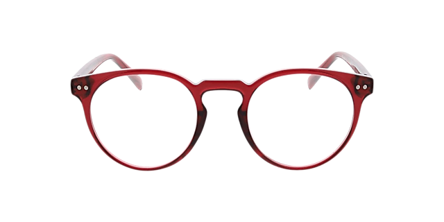 San Jose Kristalrood KunststofEyeglass Frames van B24, Vooraanzicht