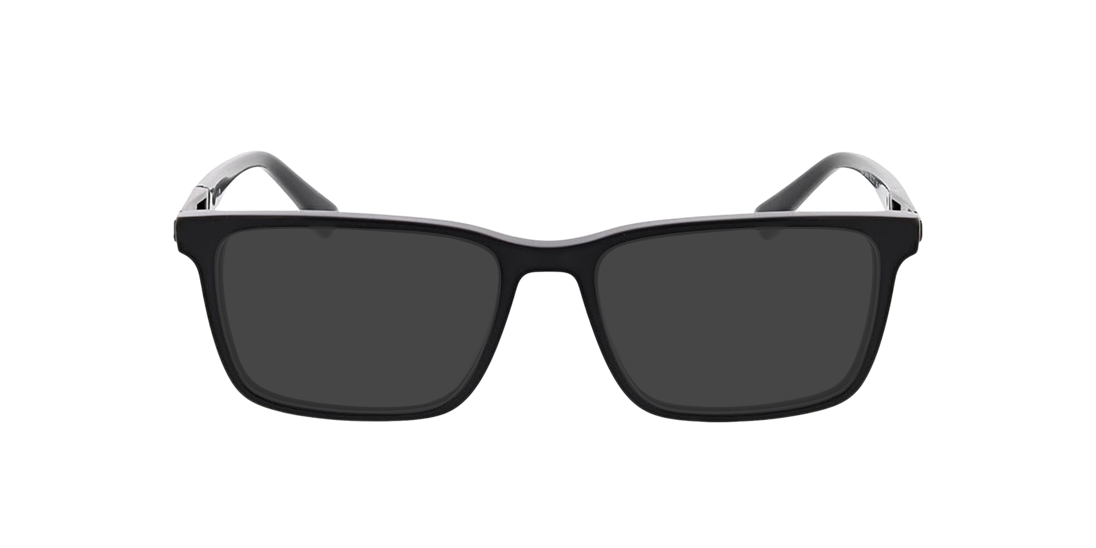 Lenny Zwart  &  donker gunmetal AcetaatEyeglass Frames van B24, met getinte lenzen