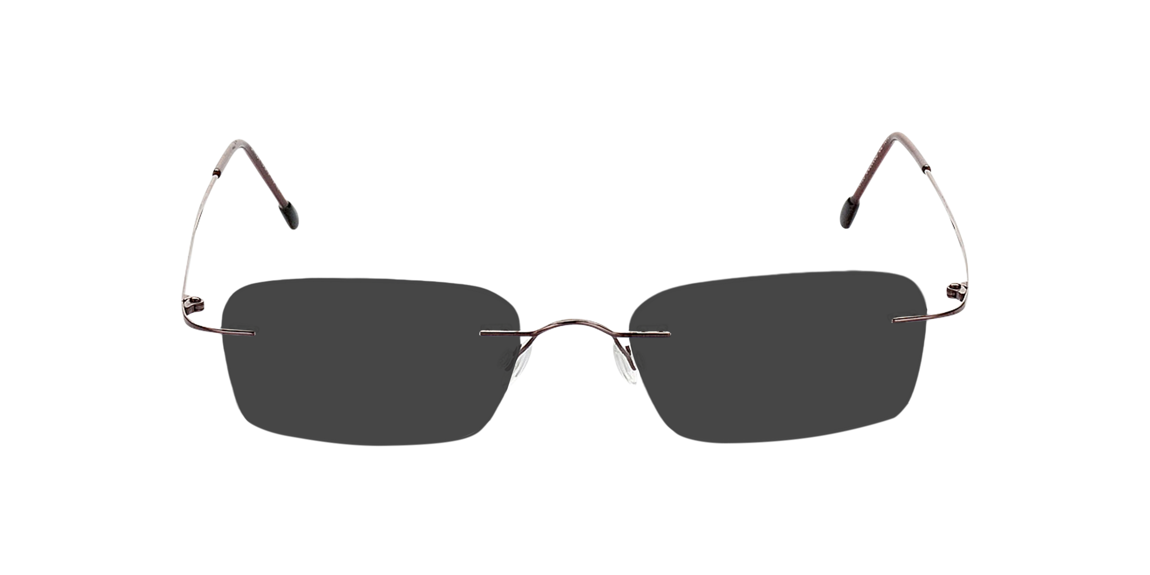 Davos Braun TitanEyeglass Frames von B24, mit getönten Gläsern