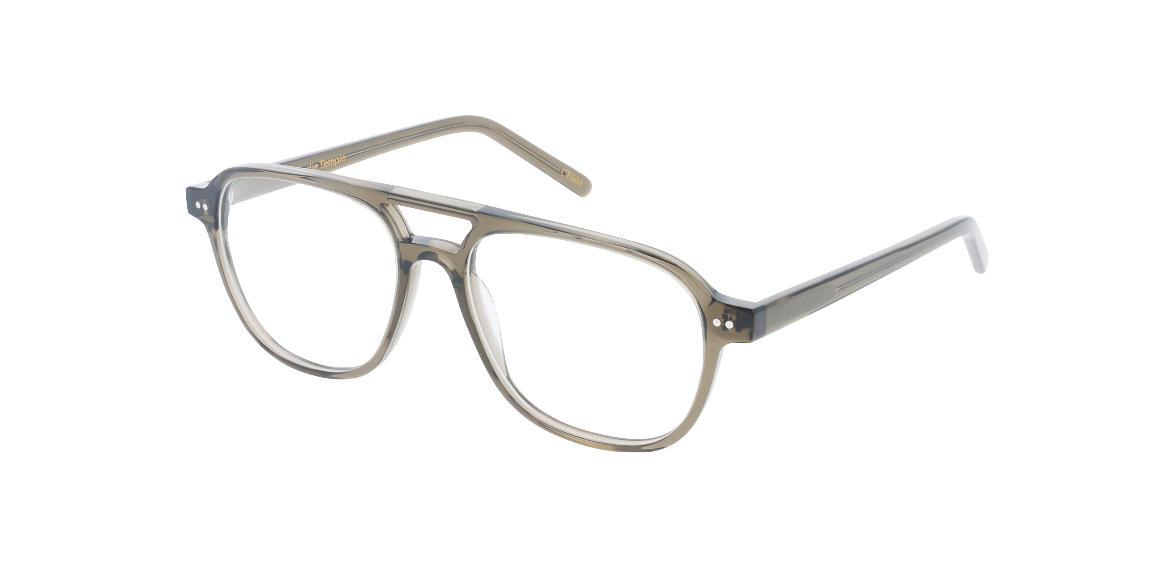 Wilker Crystal Safari AcetaatEyeglass Frames van B24, Hoekweergave