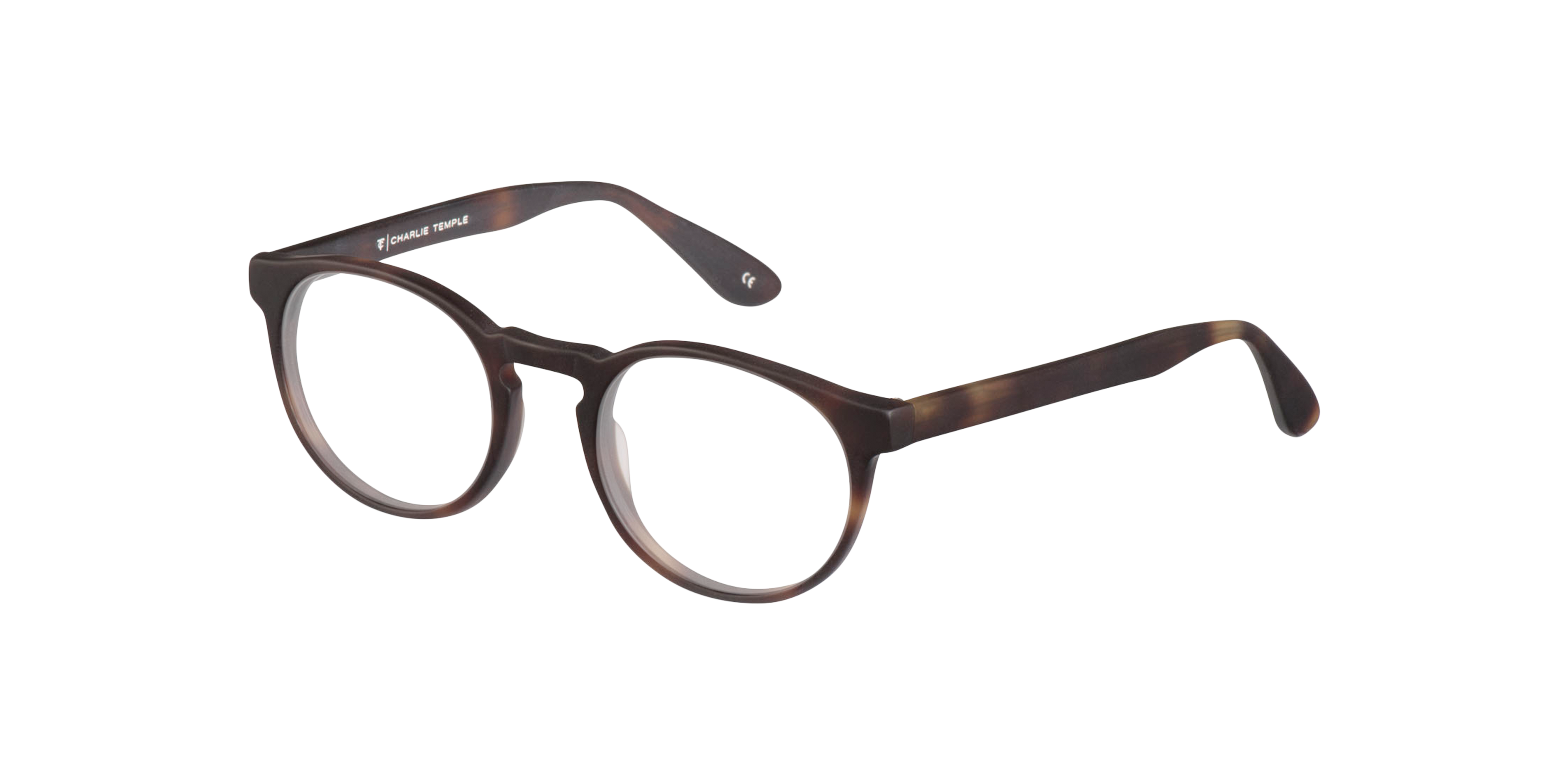 Steven S. Tortoise dunkel AcetatEyeglass Frames von B24, Dreiviertelansicht