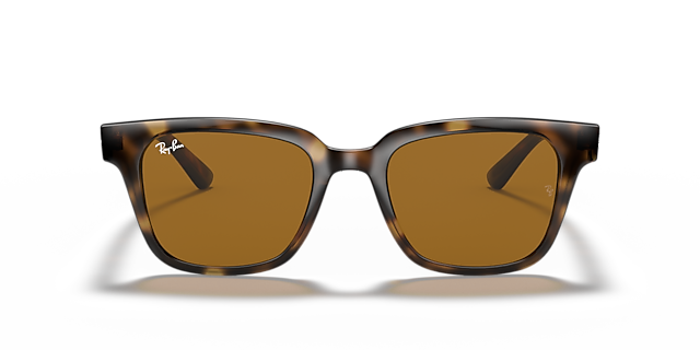 RB4323 Licht Havana KunststofSunglass Frames van B24, Vooraanzicht
