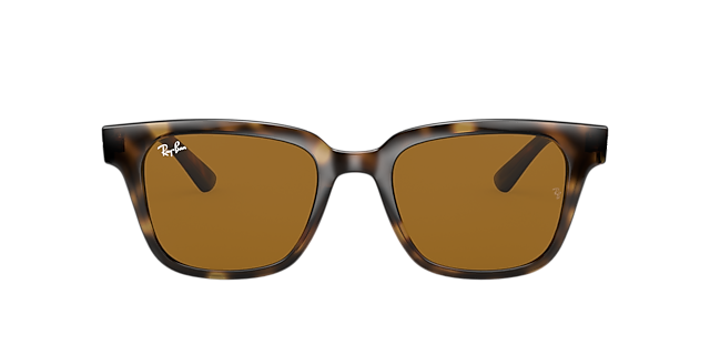 RB4323 Licht Havana KunststofSunglass Frames van B24, met getinte lenzen