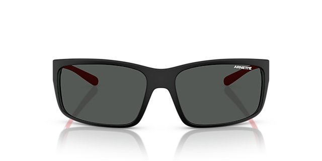 AN4242 Matt Schwarz KunststoffSunglass Frames von B24, Vorderansicht