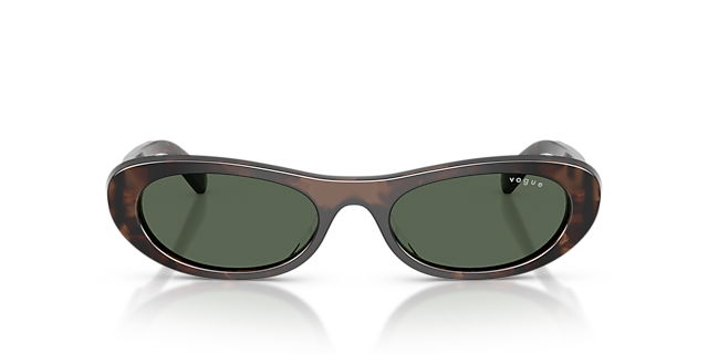 VO5695SU Milky Brown Havana AcetatSunglass Frames von B24, Vorderansicht