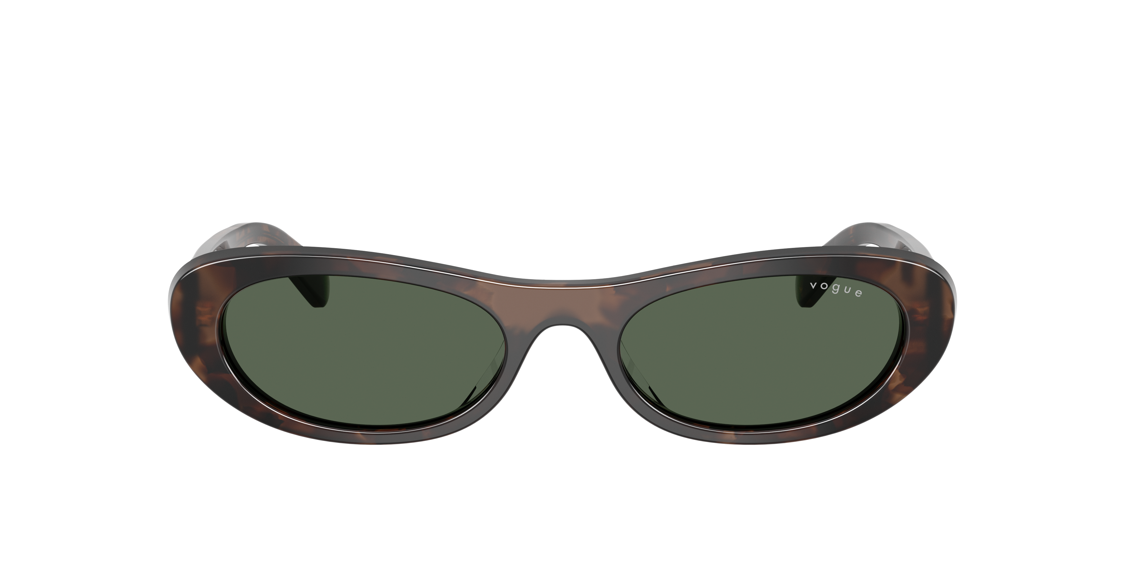 VO5695SU Milky Brown Havana AcetatSunglass Frames von B24, mit getönten Gläsern