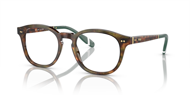 PH2267 Braun glänzend Tortoise AcetatEyeglass Frames von B24, Dreiviertelansicht