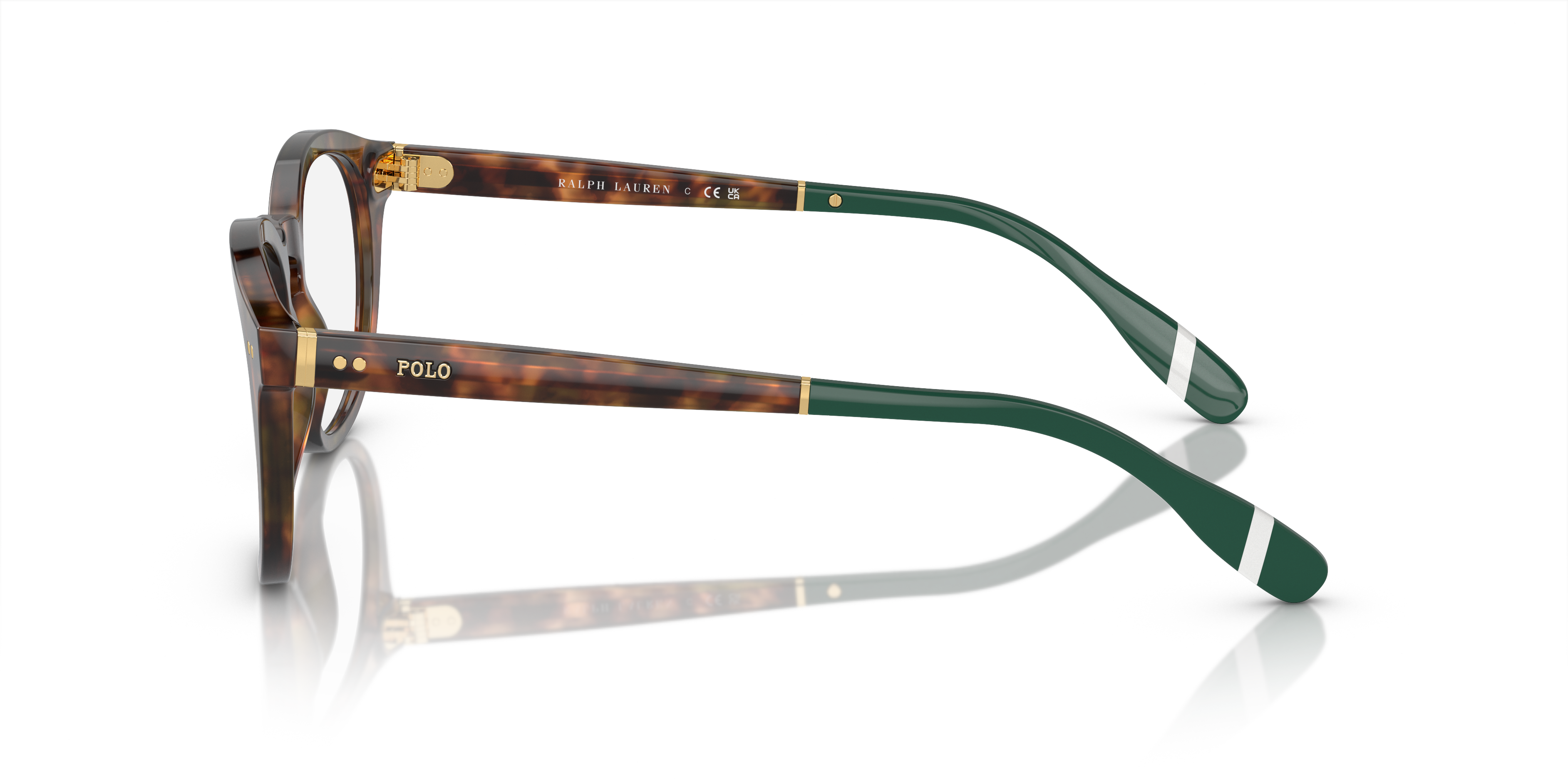 PH2267 Glanzend bruin tortoise AcetaatEyeglass Frames van B24, Zijaanzicht