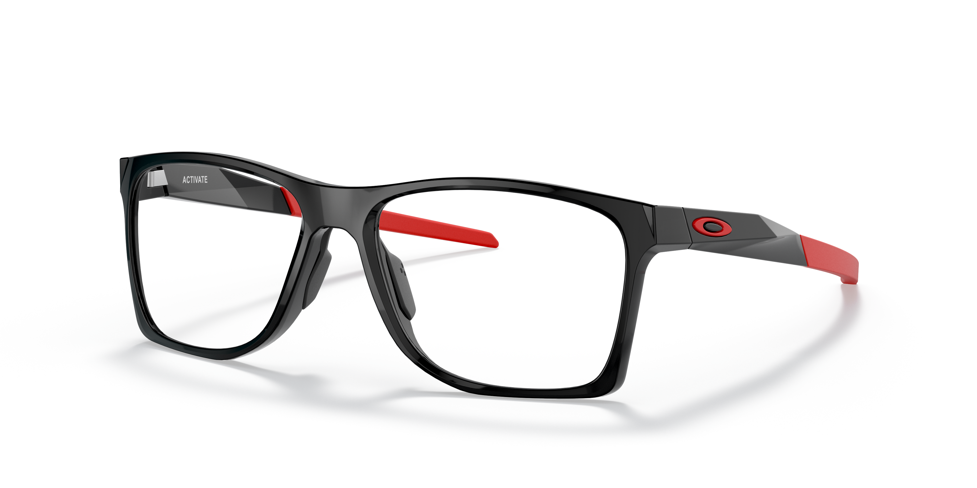 Activate Black Ink KunststoffEyeglass Frames von B24, Dreiviertelansicht