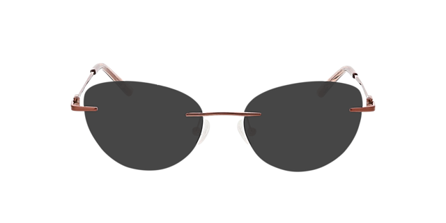 Alexa Roségold MetallEyeglass Frames von B24, mit getönten Gläsern