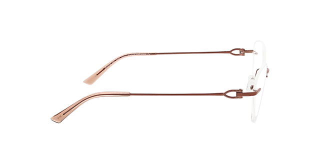 Alexa Roségold MetallEyeglass Frames von B24, Seitenansicht