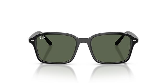 RB9131S Zwart KunststofSunglass Frames van B24, Vooraanzicht