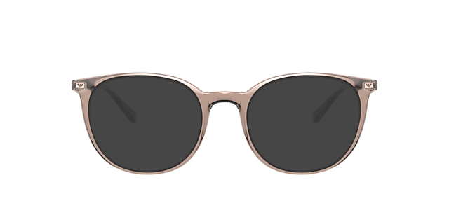 EA3168 Glanzend transparant toendra KunststofEyeglass Frames van B24, met getinte lenzen