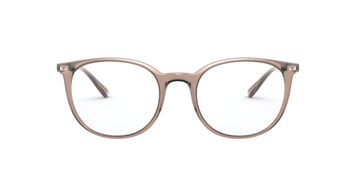 Emporio Armani - EA3168, Damen, Tundra glänzend transparent/Shiny Transparent Tundra/havana, Größe: Large