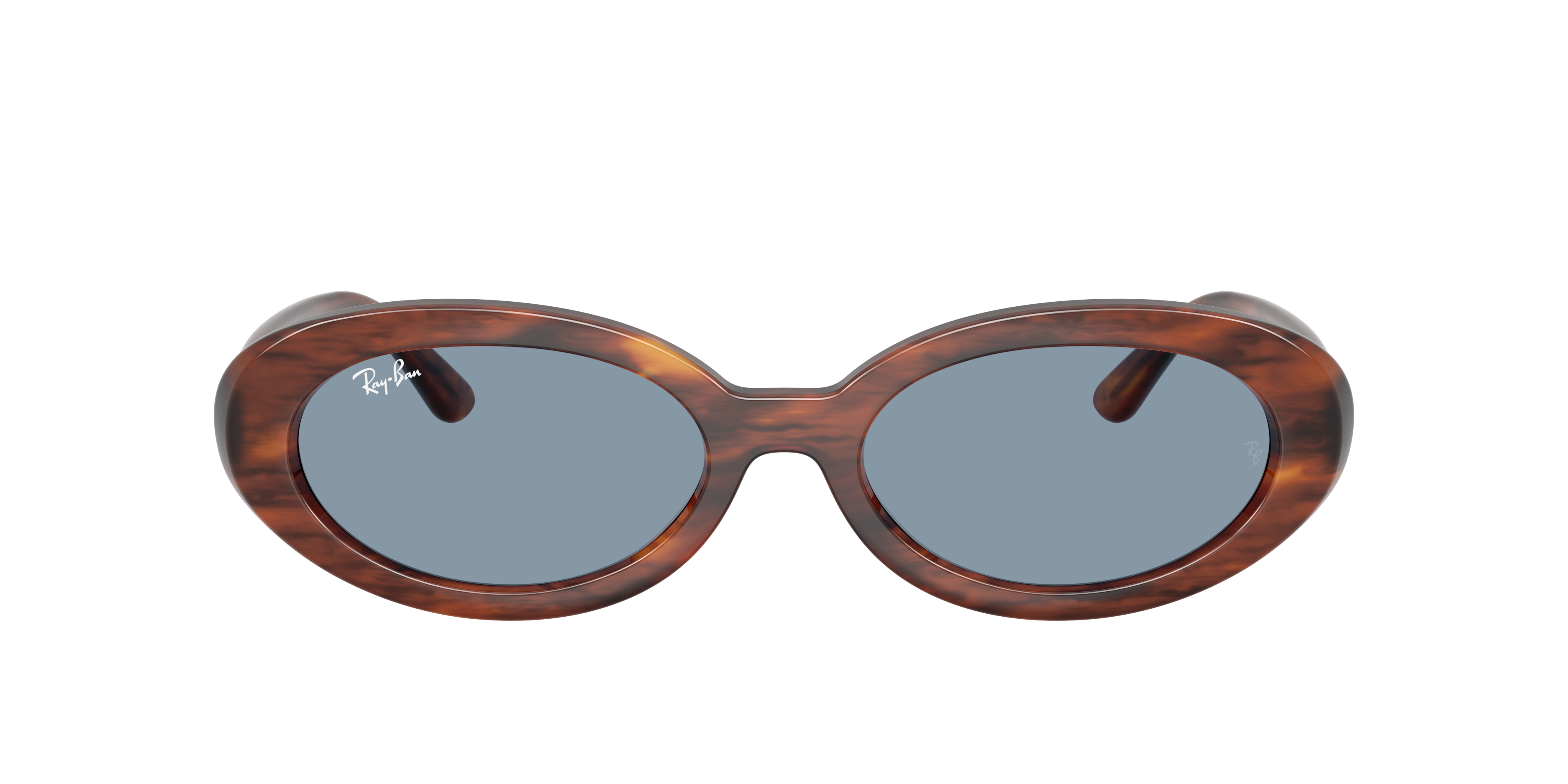 RB2223 Havana gestreift KunststoffSunglass Frames von B24, mit getönten Gläsern