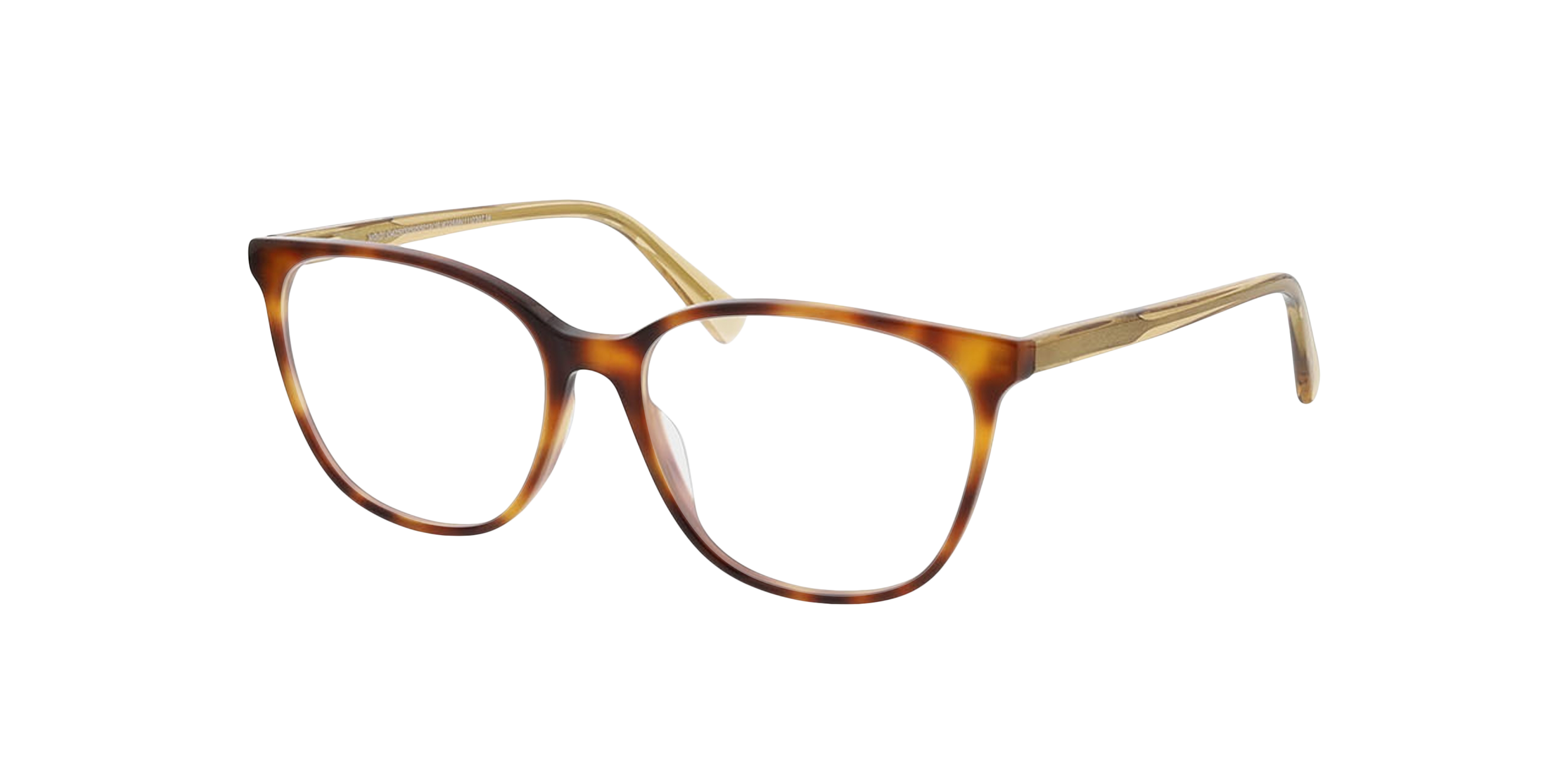 Samantha Havana AcetaatEyeglass Frames van B24, Hoekweergave