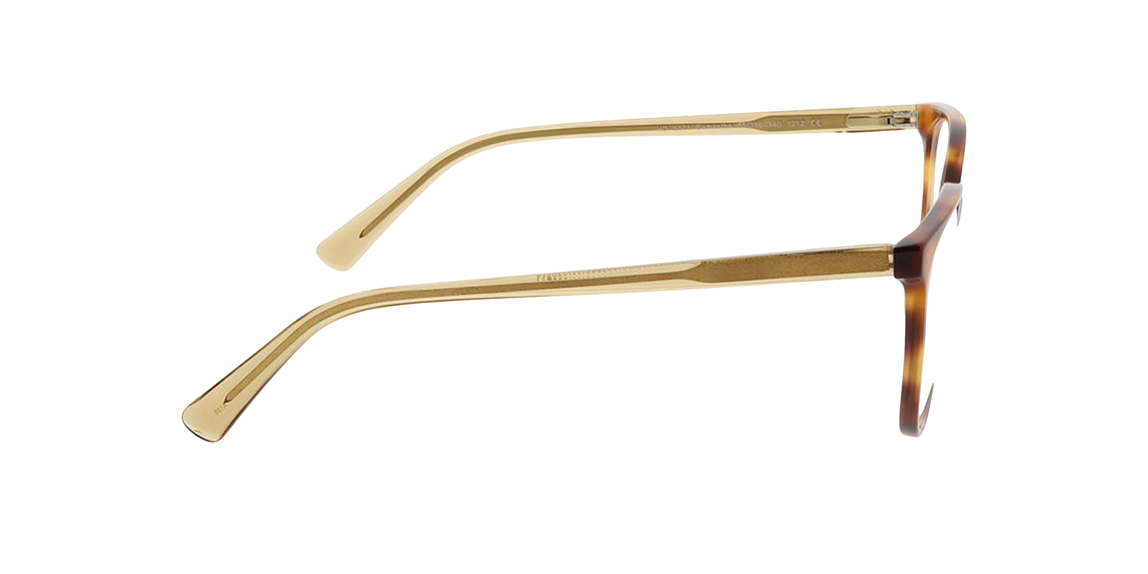 Samantha Havana AcetaatEyeglass Frames van B24, Zijaanzicht