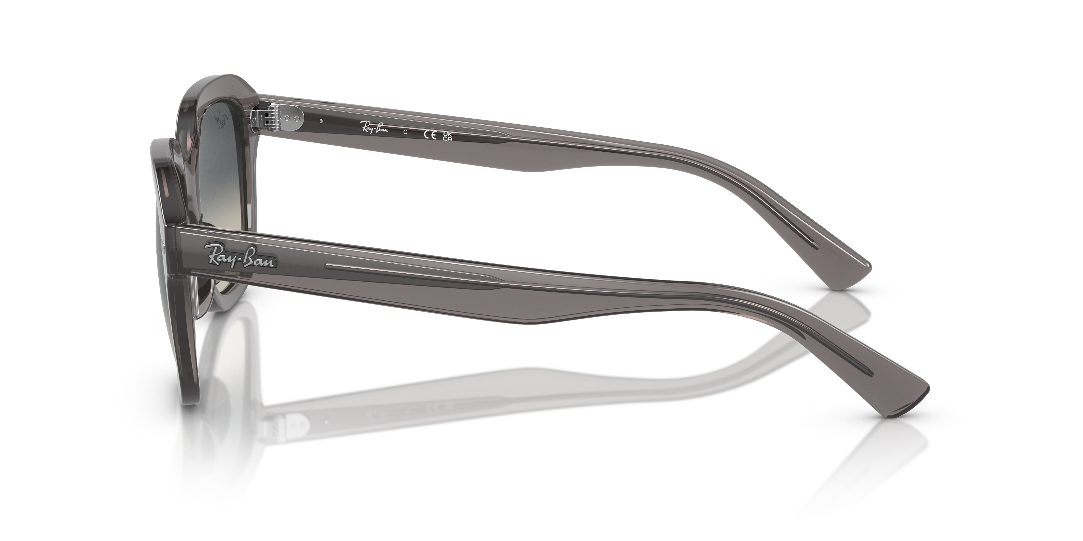 RB4398 Opal Dunkelgrau KunststoffSunglass Frames von B24, Seitenansicht