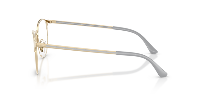 RB6375 Lichtgoud MetaalEyeglass Frames van B24, Zijaanzicht