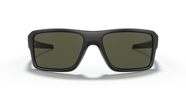 Double Edge Matt Schwarz KunststoffSunglass Frames von B24, Vorderansicht