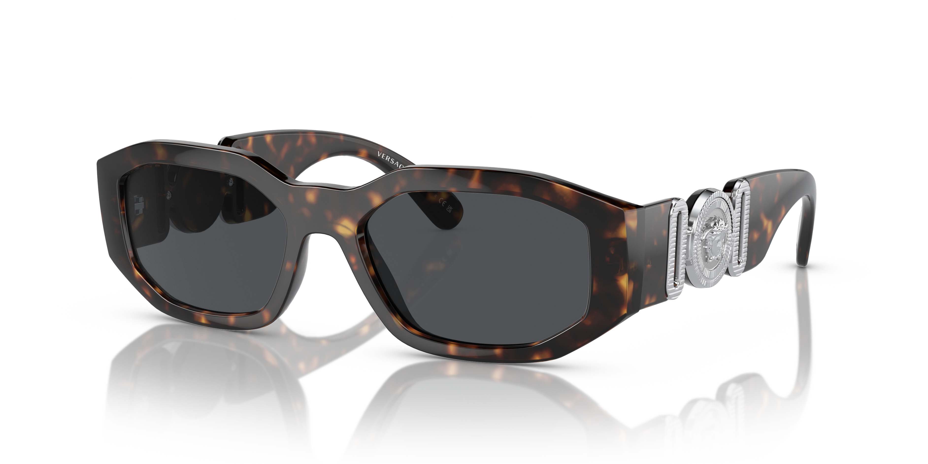 VE4361 Havana KunststoffSunglass Frames von B24, Dreiviertelansicht