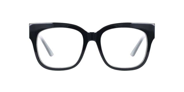 Riley Jet Black AcetaatEyeglass Frames van B24, Vooraanzicht