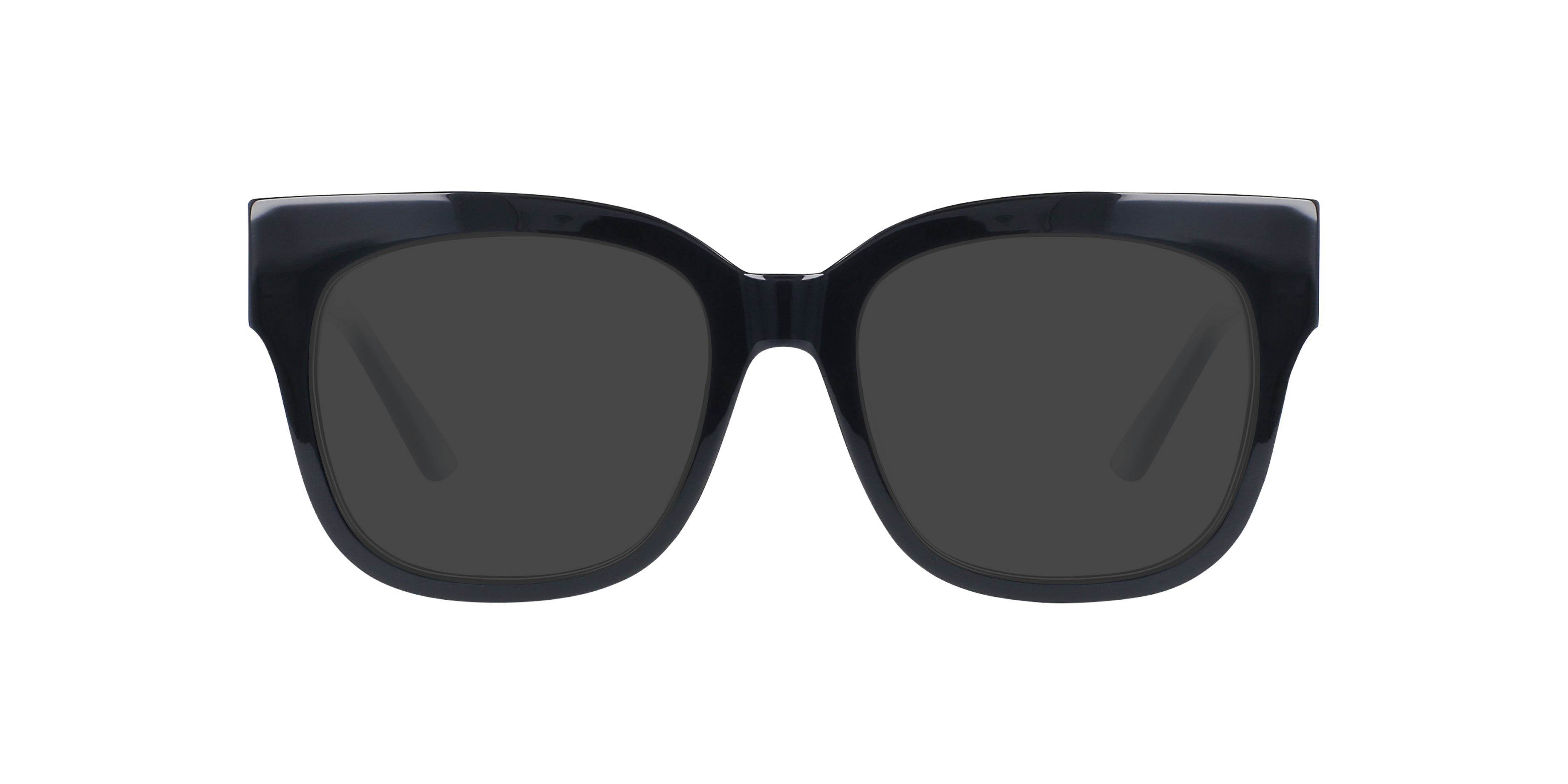 Riley Jet Black AcetatEyeglass Frames von B24, mit getönten Gläsern