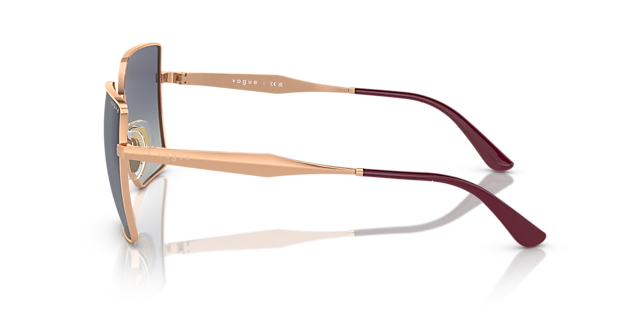 VO4284S Rotgold MetallSunglass Frames von B24, Seitenansicht