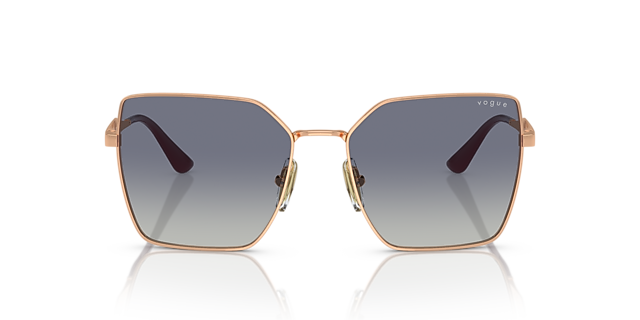 VO4284S Rotgold MetallSunglass Frames von B24, Vorderansicht