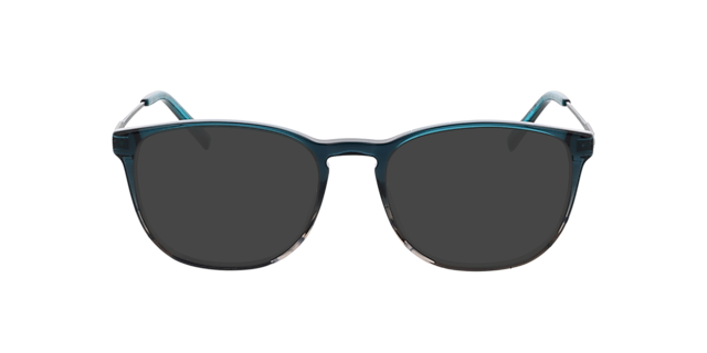 Dustin Gradiënt blauw grijs  &  gunmetal AcetaatEyeglass Frames van B24, met getinte lenzen