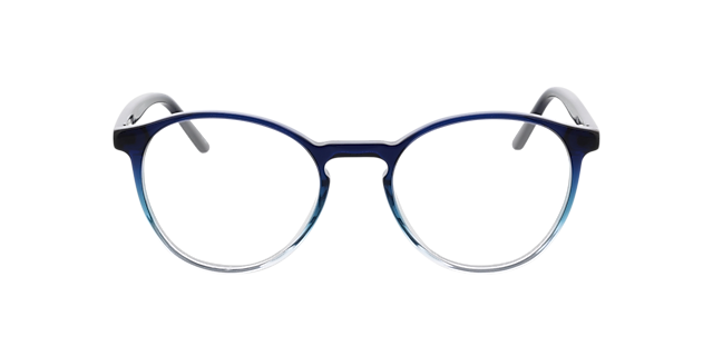 June Gradiënt blauw kristal & blauw AcetaatEyeglass Frames van B24, Vooraanzicht