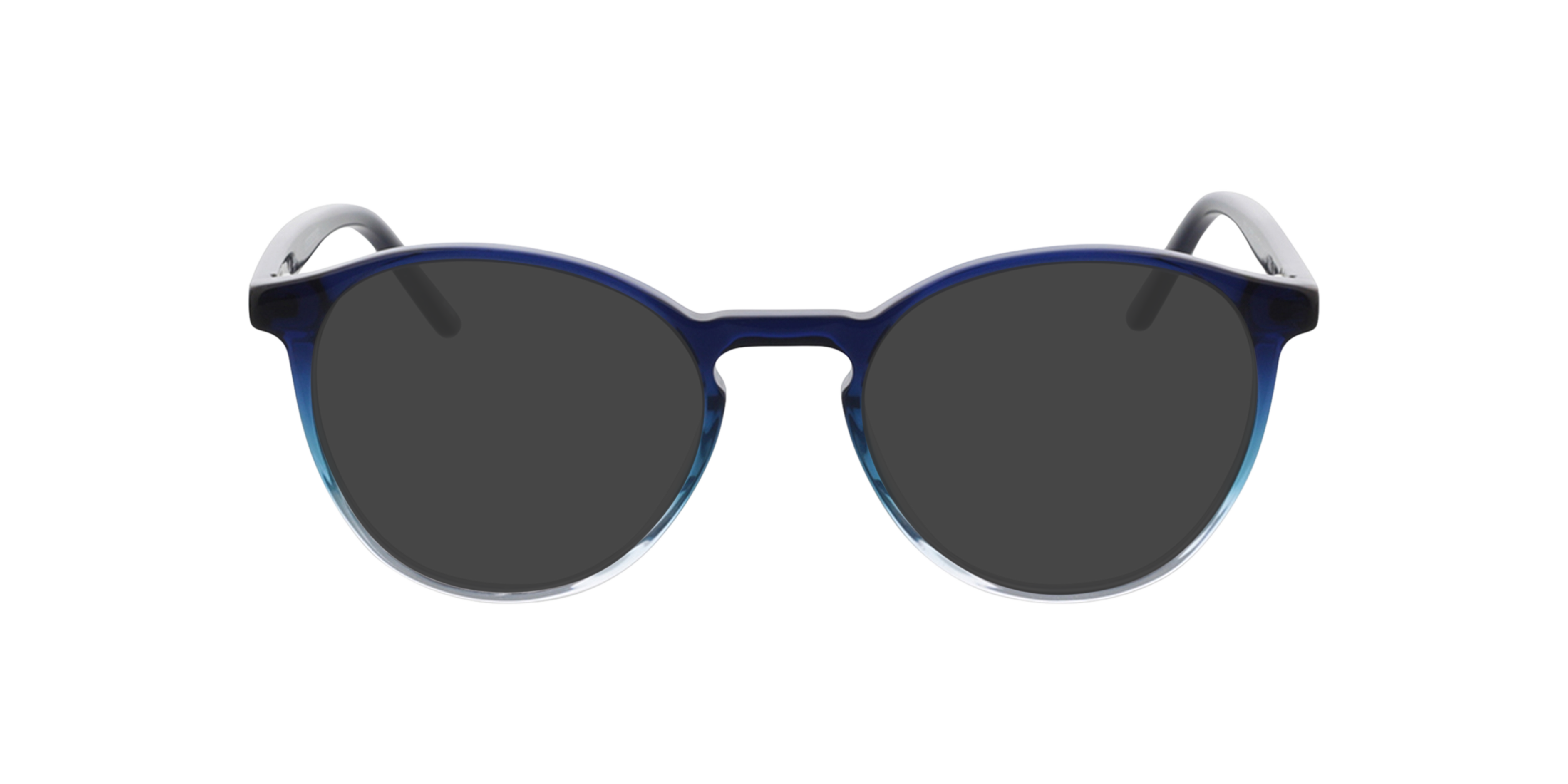 June Gradiënt blauw kristal  &  blauw AcetaatEyeglass Frames van B24, met getinte lenzen