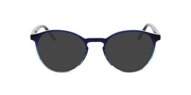 June Gradiënt blauw kristal & blauw AcetaatEyeglass Frames van B24, met getinte lenzen