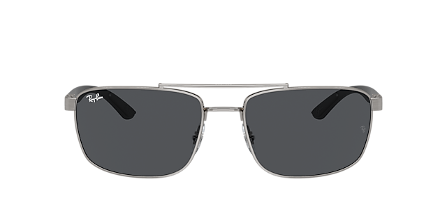 RB3737 Gunmetal MetallSunglass Frames von B24, mit getönten Gläsern