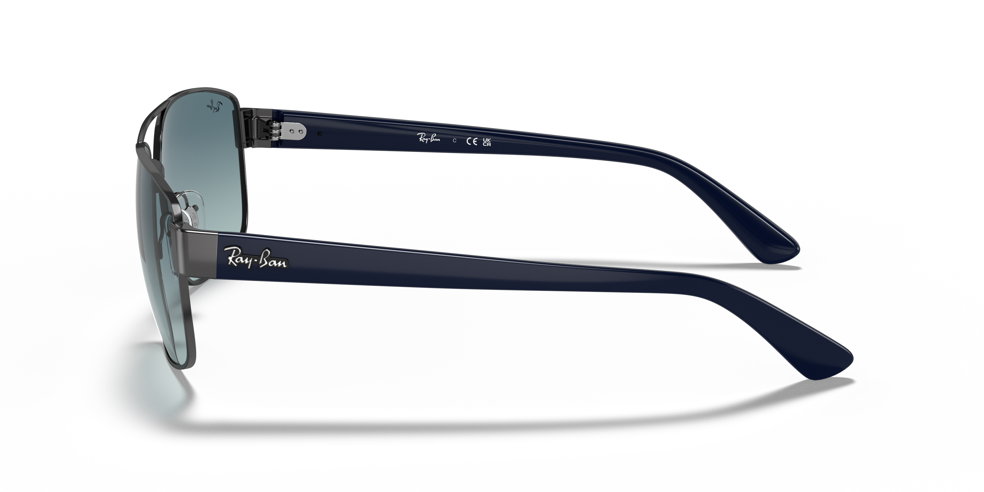 RB3663 Gunmetal MetallSunglass Frames von B24, Seitenansicht