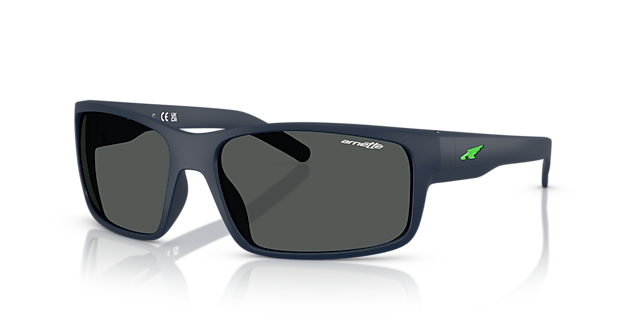 AN4202 Matte Dark Blue KunststofSunglass Frames van B24, Hoekweergave