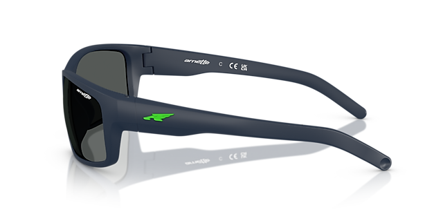 AN4202 Matte Dark Blue KunststofSunglass Frames van B24, Zijaanzicht