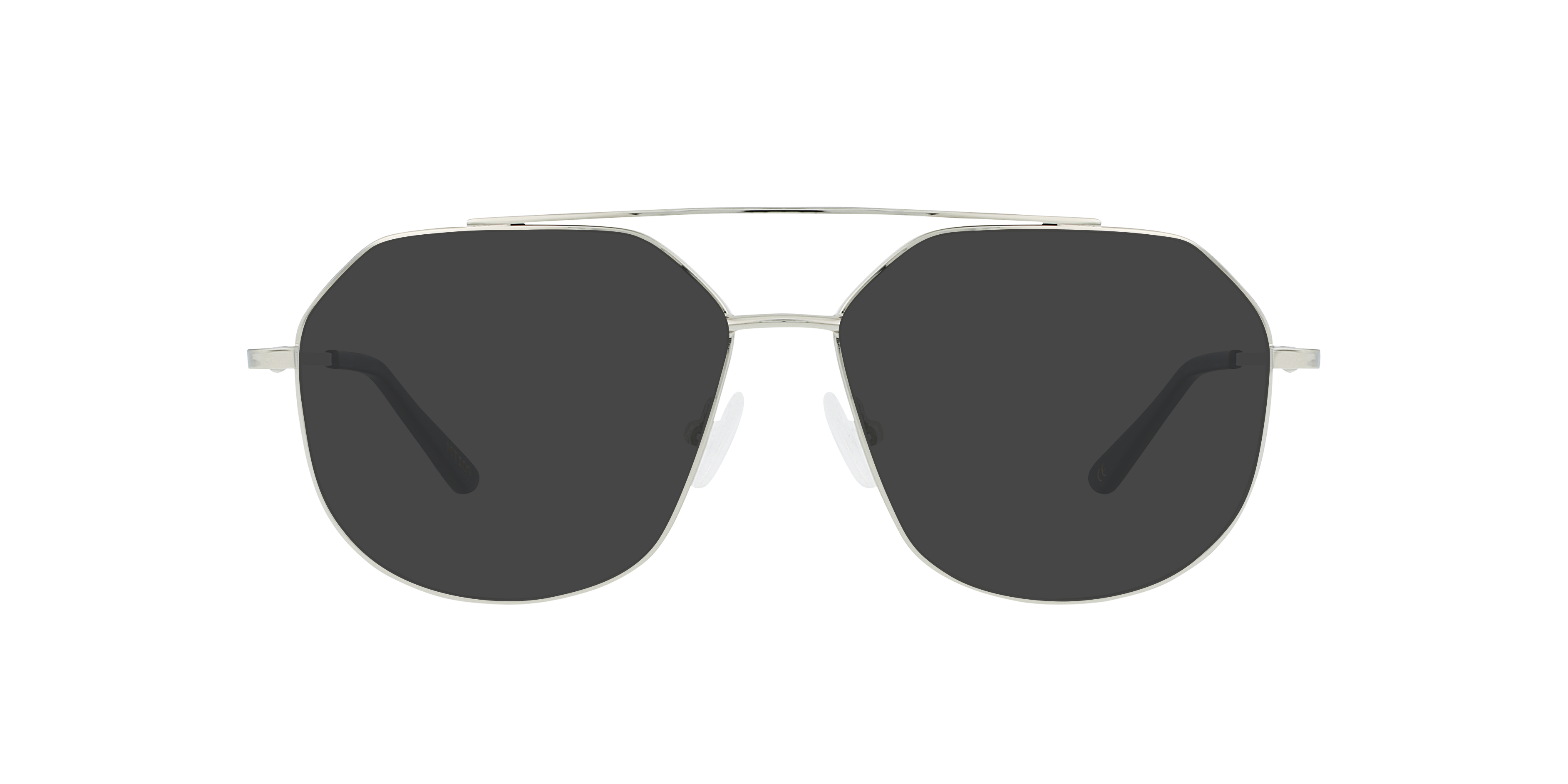 Viper Silver Metal MetaalEyeglass Frames van B24, met getinte lenzen