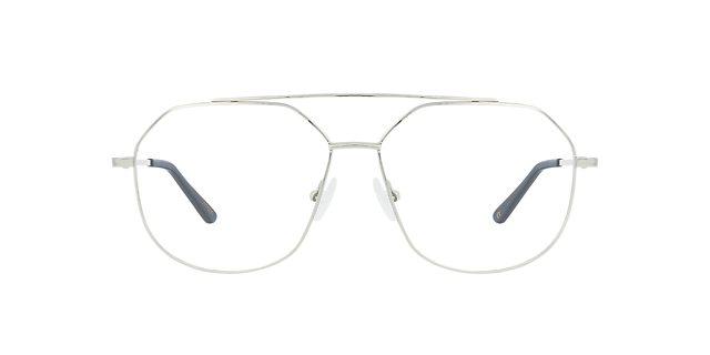 Viper Silver Metal MetallEyeglass Frames von B24, Vorderansicht